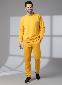 MACK JONNEY Solid Men Track Suit