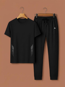 AVOLT Solid Men Track Suit
