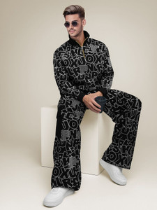 TRIPR Printed Men Track Suit