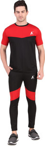 Techfeel Colorblock Men Track Suit
