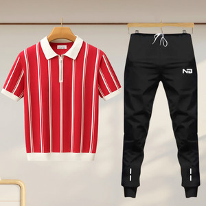 Conway Striped Men Track Suit