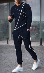 TRIPR Printed Men Track Suit