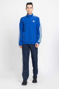 ADIDAS Striped Men Track Suit