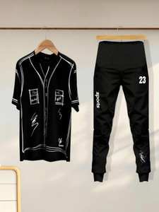 NB NICKY BOY Solid Men Track Suit