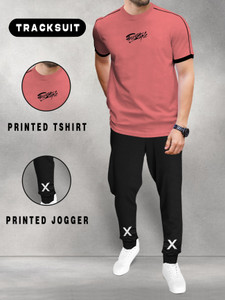 TRIPR Striped Men Track Suit