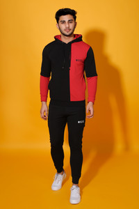 Veltick Colorblock Men Track Suit