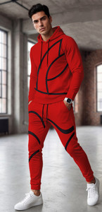 KELONBRO Printed Men Track Suit