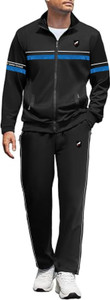 Just Rider Solid Men Track Suit