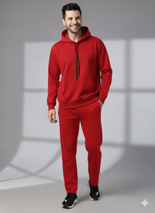 MACK JONNEY Solid Men Track Suit
