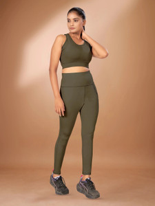 POOJARAN Solid Women Track Suit