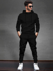 BLIVE Solid Men Track Suit