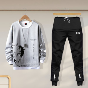 एनबी निक्की बॉय पुरुषों के लिए प्रिंटेड ट्रैक सूट