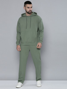 MANIAC Solid Men Track Suit