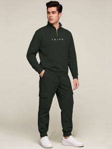 TRIPR Printed Men Track Suit