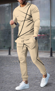TRIPR Printed Men Track Suit