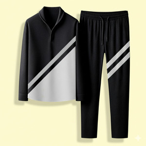 Yuvraah Striped Men Track Suit