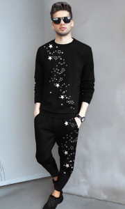 TRIPR Printed Men Track Suit