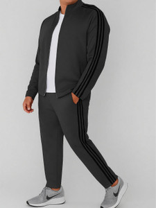 Zamviya Solid Men Track Suit