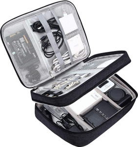 Buy Bagsmart Electronics Organizer Travel Case Small Travel Cord Organizer Bag For Travel Essentials Travel Tech Organizer As Travel Accessories For Men Women Cable Organizer For Phone Sd Card Pink