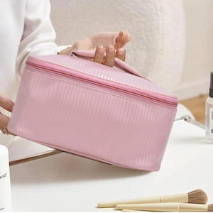 Astute Cottrage brush holder makeup Bag Pink Travel Toiletry Kit