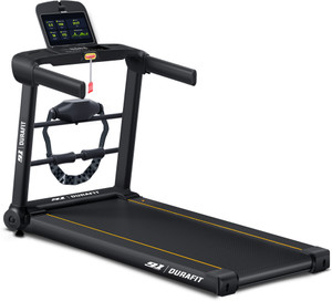 Durafit Surge Multifunction 5HP Peak 140Kg Max Weight| 25-Auto Incline 16km Speed BLDC Treadmill (Max Weight:140 kg)