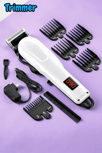 THE OM ENTERPRISE X390 Professional Beard Trimmer for Men Cordless Hair Clipper Fully Waterproof Trimmer 240 min Runtime 4 Length Settings