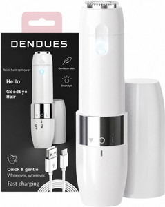 PRIXONA Facial Hair Remover for Women|Painless,Upper Lip & Face Hair Trimmer Fully Waterproof Trimmer 60 min Runtime 1 Length Settings