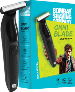 BOMBAY SHAVING COMPANY OmniBlade 3-in-1 Beard Trimmer For Men | Trim, Style, Shave Trimmer 90 min  Runtime 3 Length Settings