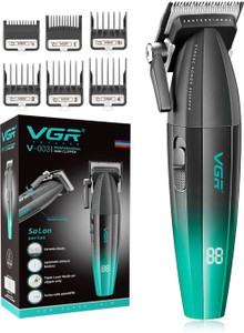 VGR V-003 Professional Salon Series Hair Clipper Turbo mode, Ceramic Blade, 9000RPM Trimmer 250 min Runtime 11 Length Settings