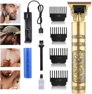 Gridlab Electric Beard Hair Shaver Rechargeable Dragon head Hair Trimmer Haircut Set Trimmer 120 min  Runtime 4 Length Settings