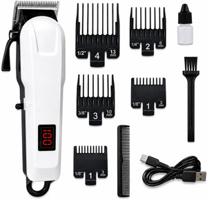 FABUNIK 809A Rechargeable and Cordless Hair Clipper Trimmer Fully Waterproof Trimmer 180 min  Runtime 5 Length Settings
