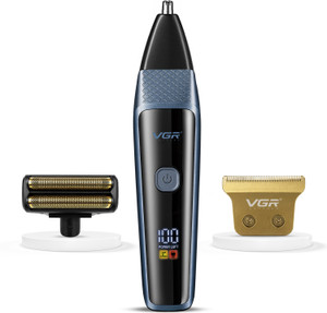 VGR VL-366 Multipurpose 3-in-1 Grooming Kit: Beard Trimmer, Shaver & Nose Trimmer રનàªàª¾àªàª®: 90 min Trimmer ફà«àª° પà«àª°à«àª·à« પà«àª°à«àª·à« પà«àª°à«àª·à« (વાદળà«) - Image 1