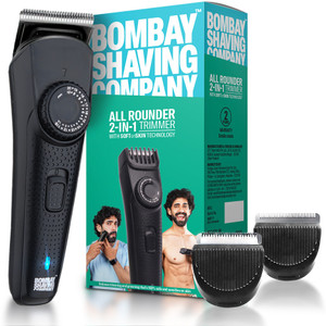 BOMBAY SHAVING COMPANY All Rounder 2-in-1 Beard & Body Grooming Trimmer 120 min  Runtime 38 Length Settings