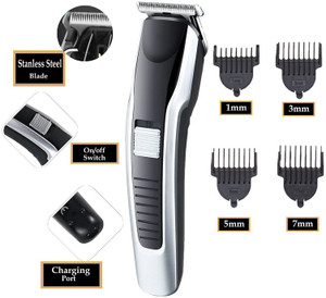 MynxeHTC Stainless steel precision blades, suitable for-hair, beard and mustache grooming Fully Waterproof Trimmer 45 min Runtime 4 Length Settings
