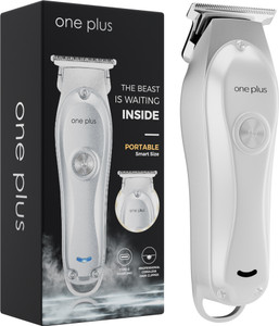 One Plus OP 118 Cordless Professional Small Size Clipper,waterproof With Turbo Mode Hair Trimmer 90 min Runtime 4 Length Settings