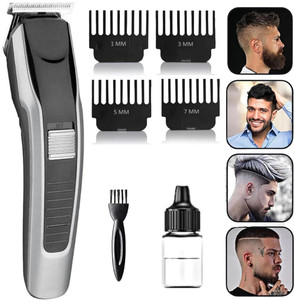 LICHEE Professional Beard, Mustache, Head and Body Hair Clipper Shaver Trimmer 45 min  Runtime 4 Length Settings