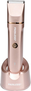 Painless 2 in 1 Eletctric Razors.bikini rechargeble gold Trimmer 45 min  Runtime 1 Length Settings