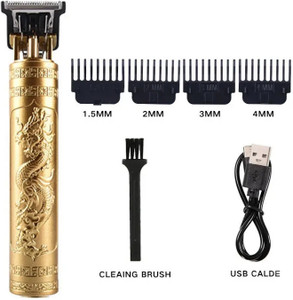 S M DECOR TRADER Buddha Electric Hair Trimmer for Men T-Blade Zero Cutter | Rechargeable Trimmer 60 min  Runtime 4 Length Settings