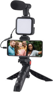 FITRIC A-4 Vlogging Kit Recording YouTube Videos, Podcasting & Content Creation Monopod Tripod Kit, Monopod Kit, Tripod