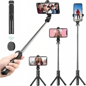 NAFA Selfie Stick Tripod with Bluetooth Remote (Upgraded, Multipurpose) Tripod