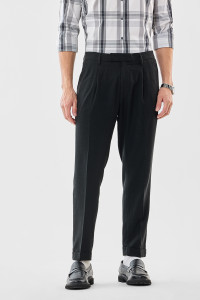 Snitch Regular Fit Men Black Trousers