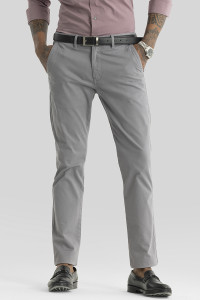 Snitch Slim Fit Men Grey Trousers