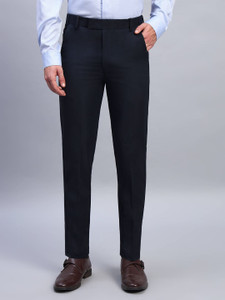 AXNIS Straight Fit Men Light Blue Trousers - Image 6