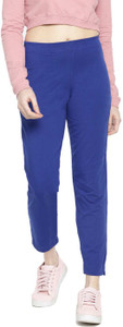 Dollar Missy Slim Fit Women Blue Trousers