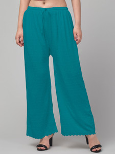 FamBee Relaxed Women Green Trousers