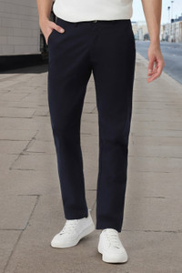 Urbano Fashion Slim Fit Men Dark Blue Trousers