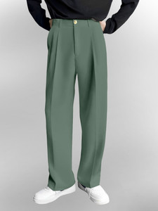 FTX Relaxed Men Green Trousers