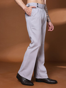 VIVA Regular Fit Men Grey Trousers - Image 6