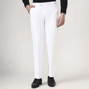 METRONAUT Relaxed Men White Trousers