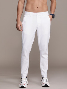 Roadster Regular Fit Men White Trousers